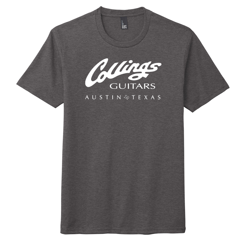 Mens Collings Logo T-Shirt Heather Charcoal