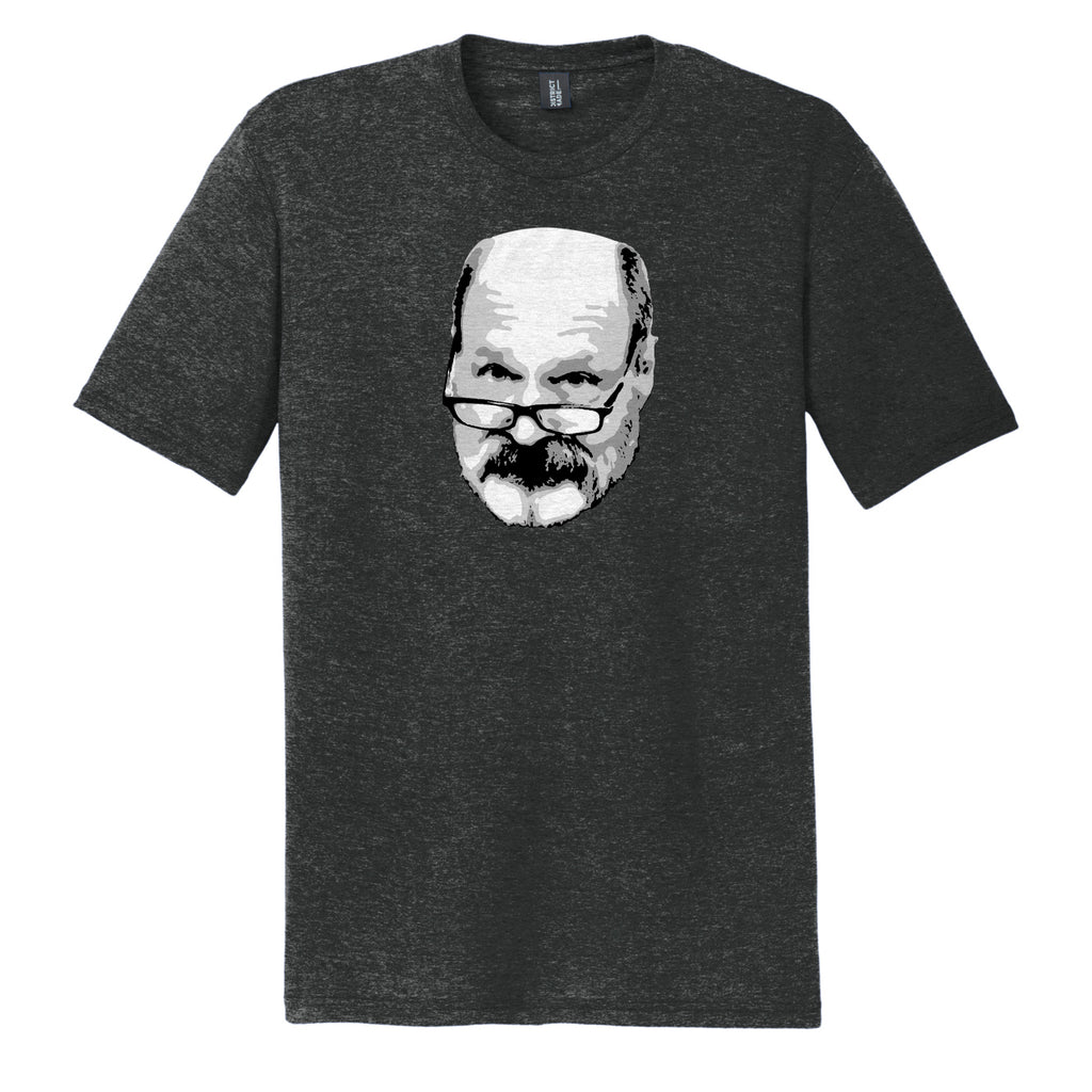 Mens Bill Collings Face T-Shirt Black Frost