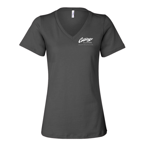 Womens Collings Logo T-Shirt Asphalt