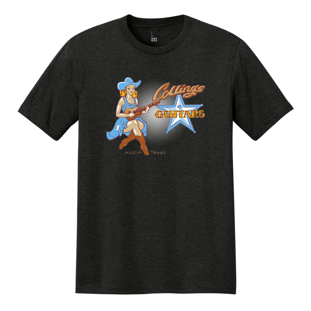 Collings Cowgirl T-Shirt Black Frost (Men's)