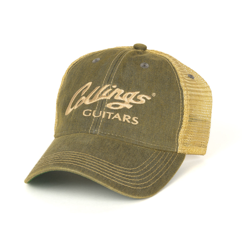 Legacy Collings Hat with Embroidered Logo - Olive/Khaki