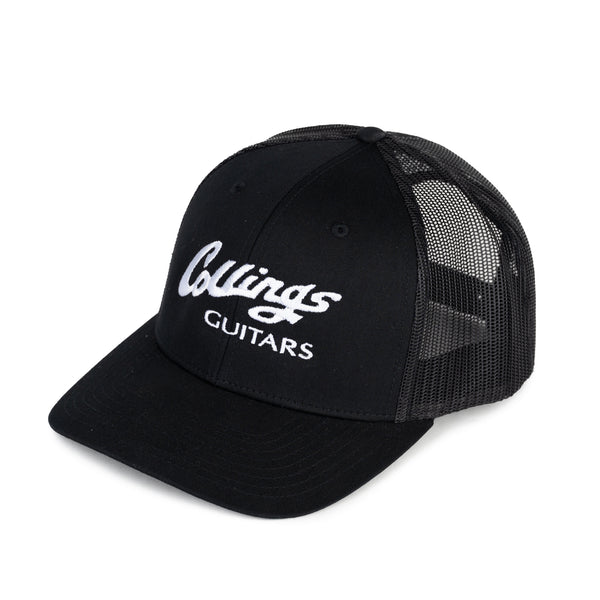 Black Collings Hat with Embroidered Logo